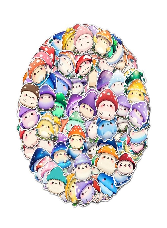 EXO DECOR Mushroom - 120 PCS Magic Monster Animals Aeshthetic Stickersfor Laptops, Guitars, Phones, Pads, Skateboards, Bicycles, Motorcycles, Helmets - Waterproof_1295 C - Image 1